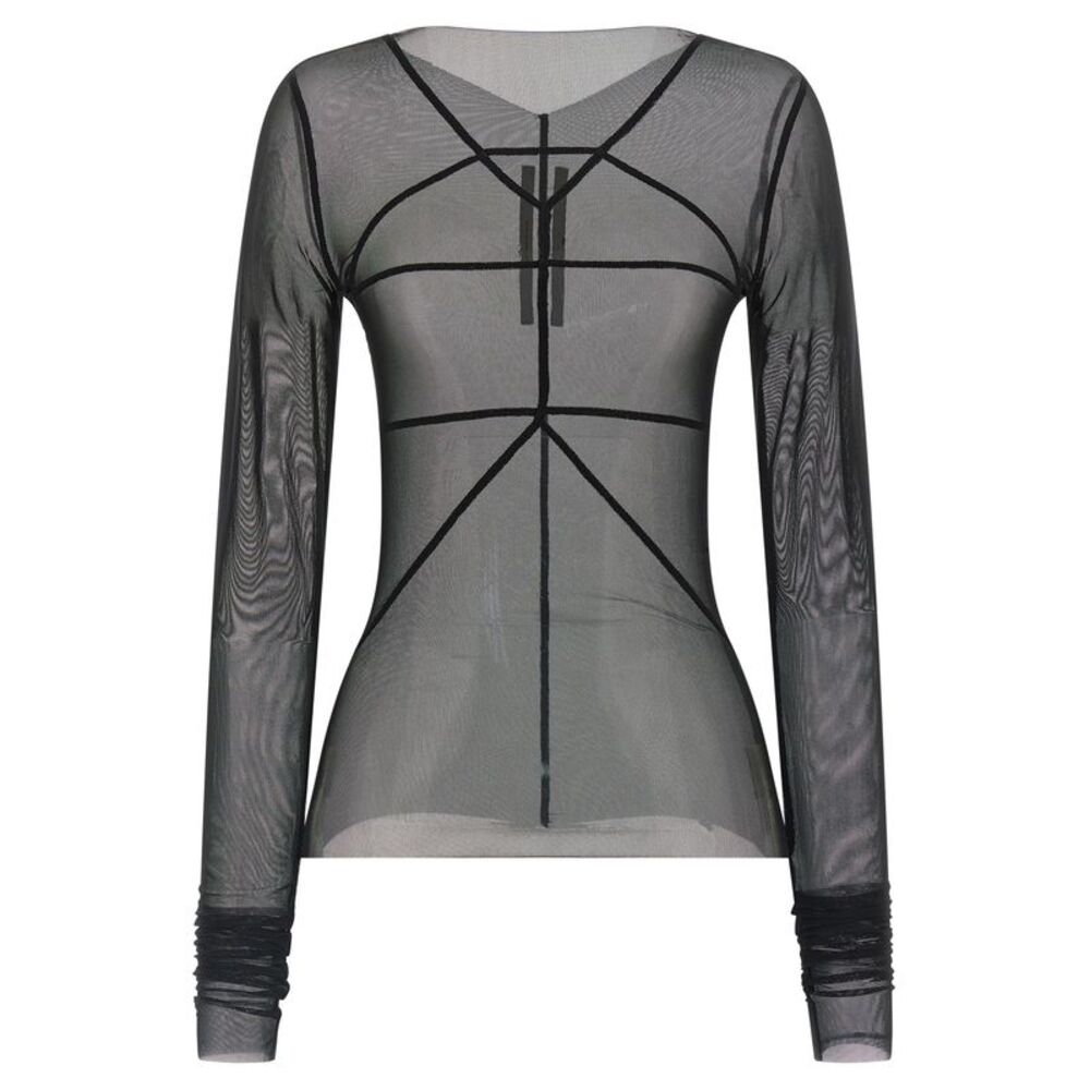 Rick Owens Black Nylon Women's Cardigan
